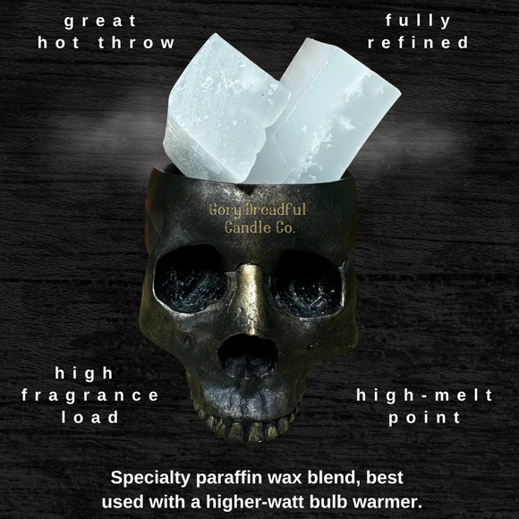 Pirate Puffskull Wax Melt Chunkies - Weathered Pipe Scent - Picture 5 of 6